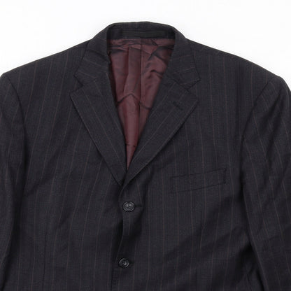 Mens UK Size 40 Marks and Spencer Regular Blue Suit Jacket