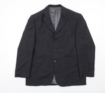 Mens UK Size 40 Marks and Spencer Regular Grey Suit Jacket
