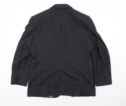 Mens UK Size 40 Marks and Spencer Regular Grey Suit Jacket