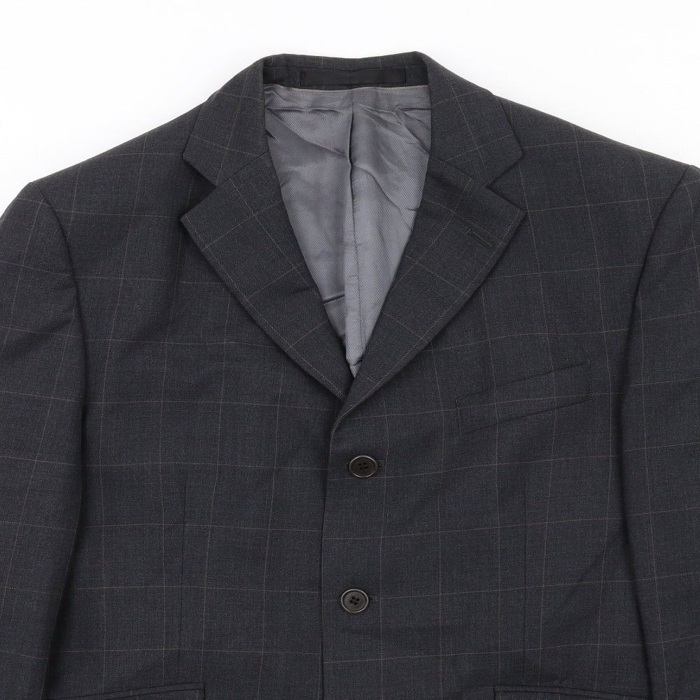 Mens UK Size 40 Marks and Spencer Regular Grey Suit Jacket