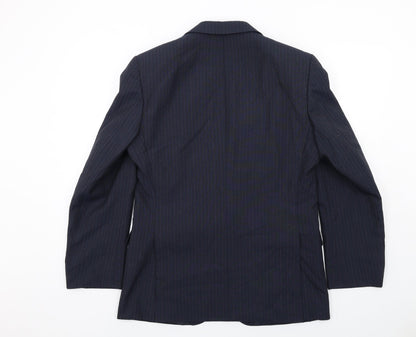 Mens UK Size 40 House of Fraser Regular Blue Suit Jacket