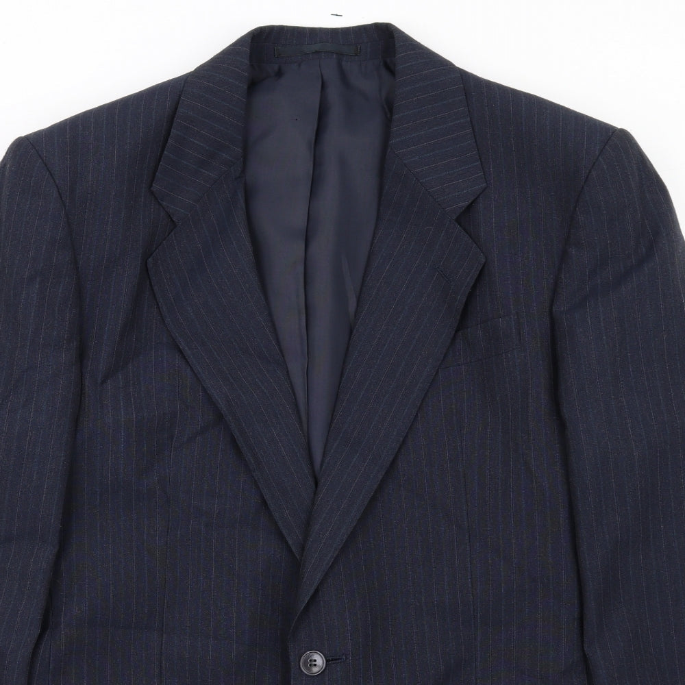 Mens UK Size 40 House of Fraser Regular Blue Suit Jacket