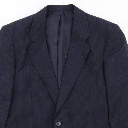 Mens UK Size 40 House of Fraser Regular Blue Suit Jacket