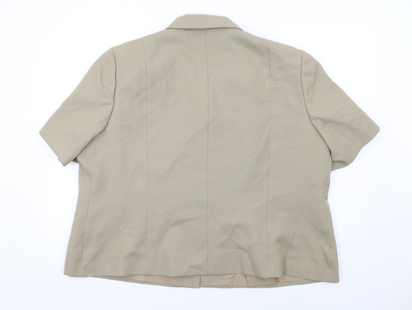 Womens UK Size 26 Slimma Green Jacket
