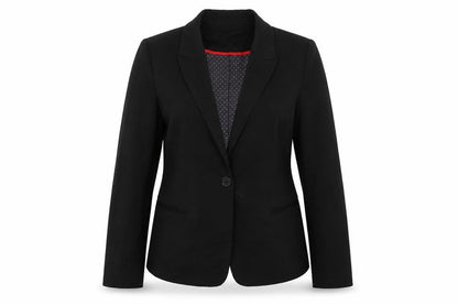 Yessica Womens Black Viscose Jacket Blazer Size L