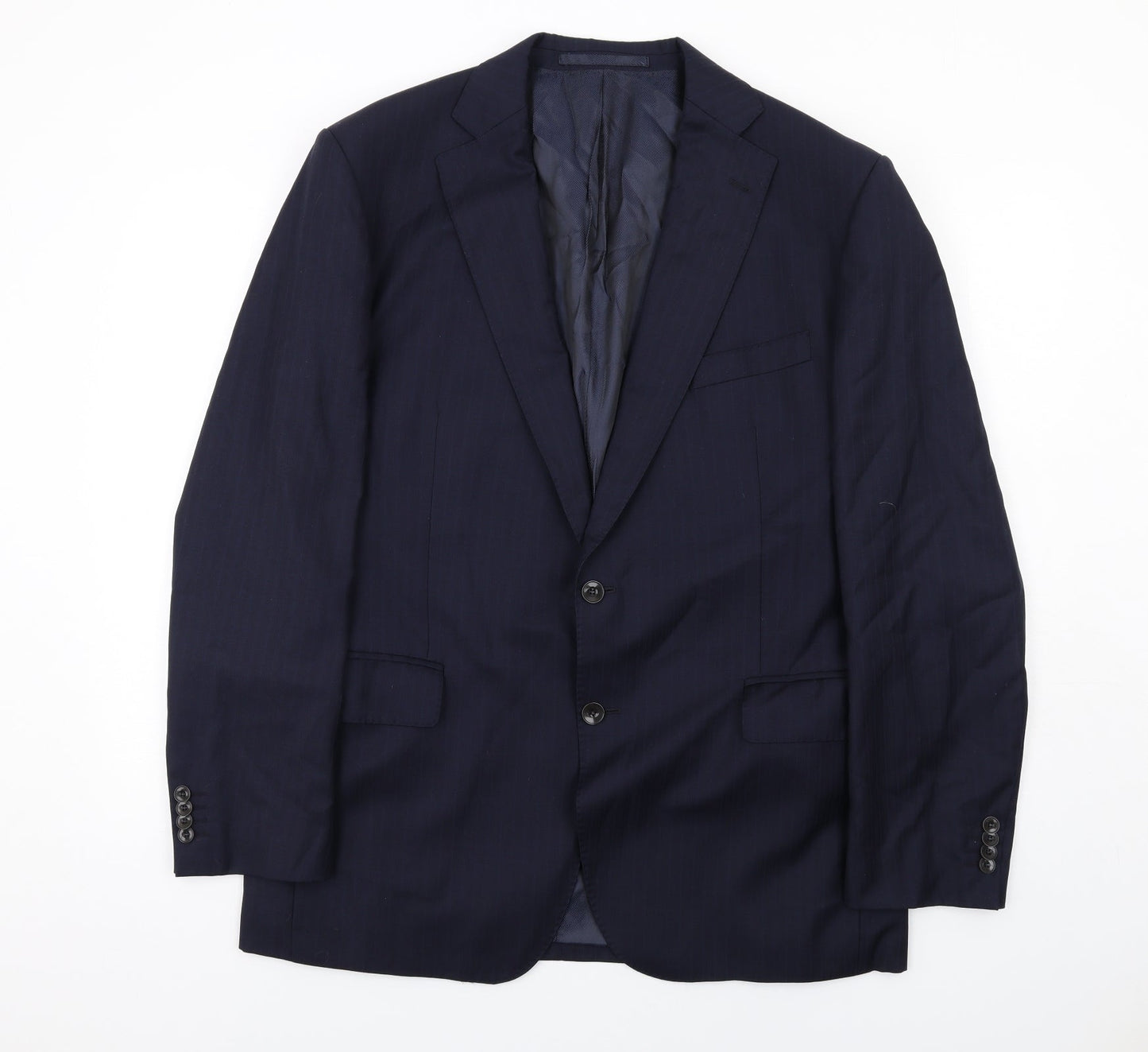 Mens UK Size 42 Marks and Spencer Regular Blue Suit Jacket