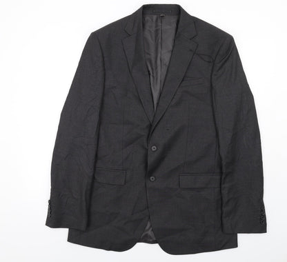 Mens UK Size 40 Marks and Spencer Regular Grey Suit Jacket
