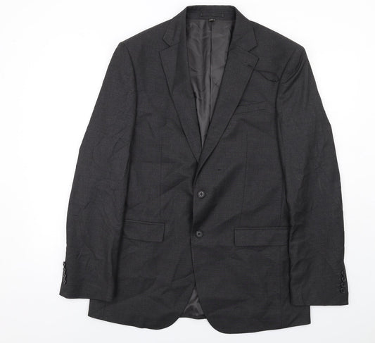Mens UK Size 40 Marks and Spencer Regular Grey Suit Jacket
