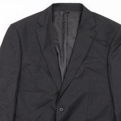 Mens UK Size 40 Marks and Spencer Regular Grey Suit Jacket