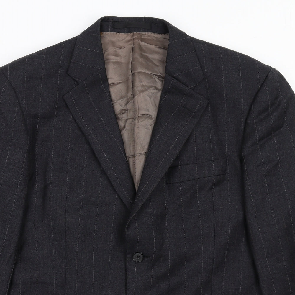 Mens UK Size 40 Marks and Spencer Regular Grey Suit Jacket