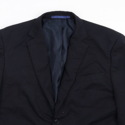 Mens UK Size 42 Marks and Spencer Regular Blue Suit Jacket