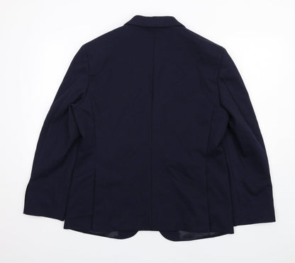 Mens UK Size 40 Marks and Spencer Regular Blue Suit Jacket