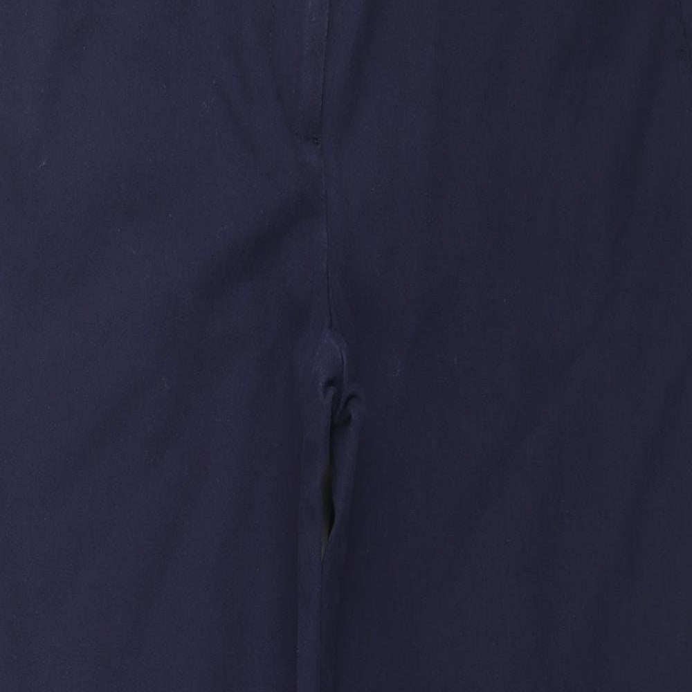 Womens UK Size 10 NEXT Regular Fit Dress Pants Blue Trousers