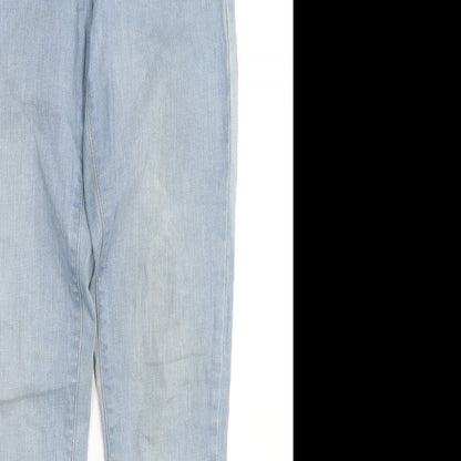 Nuon Womens Blue Cotton Skinny Jeans Size 28 in L29 in Regular Zip