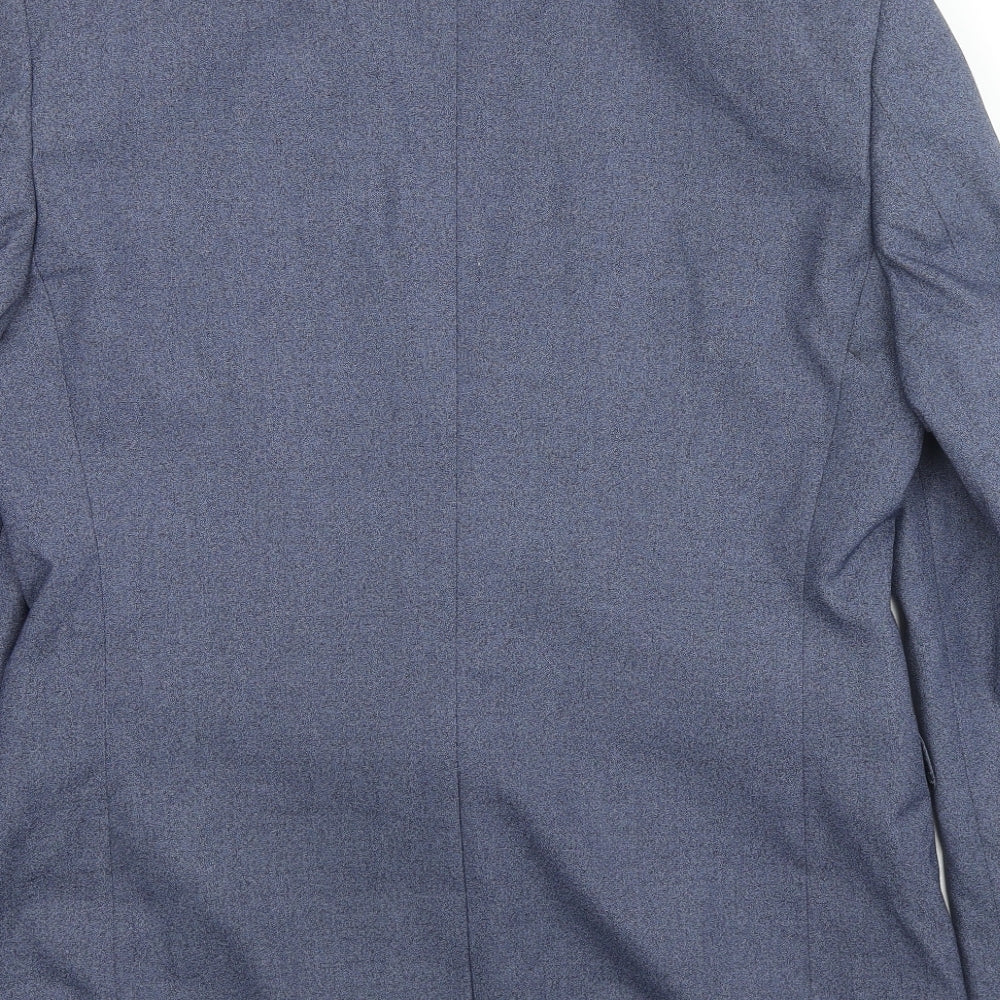 Mens UK Size 40 Burton Regular Blue Suit Jacket