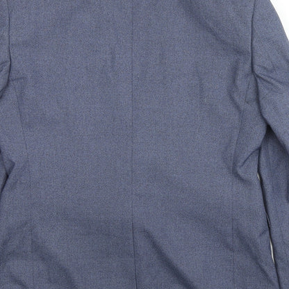 Mens UK Size 40 Burton Regular Blue Suit Jacket