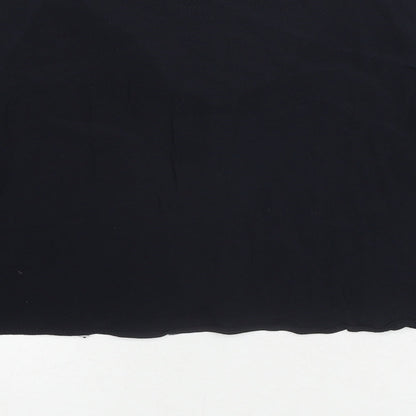 Womens UK Size M Zara Blue Basic Blouse