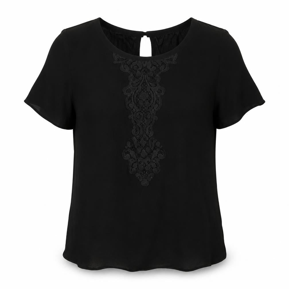 Womens UK Size 10 Marks and Spencer Black Basic Blouse