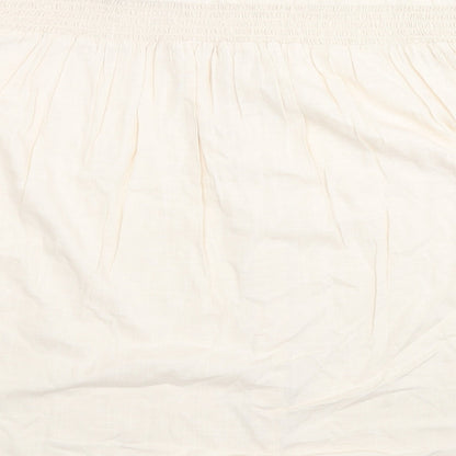 Womens UK Size 18 Damart Beige Basic Button-Up
