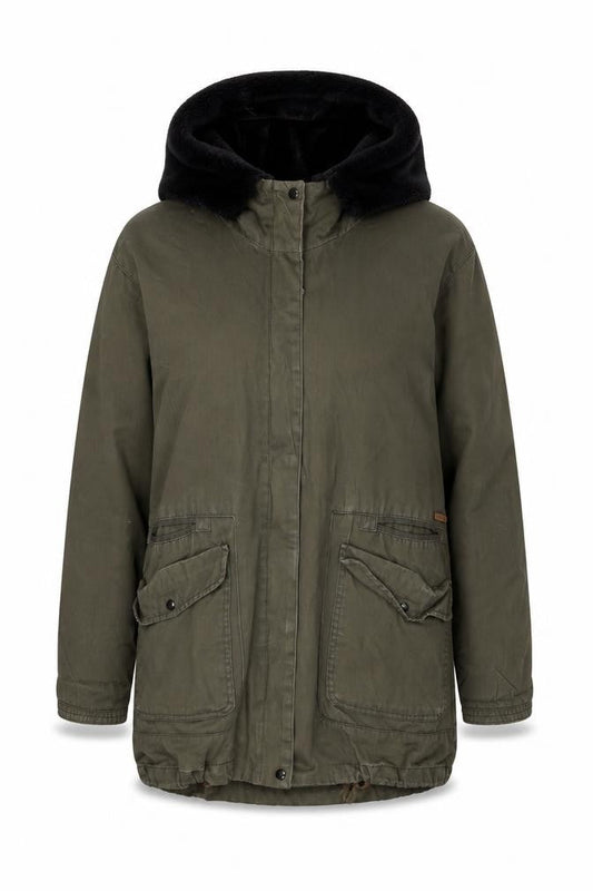Womens UK Size M Pull&Bear Green Jacket