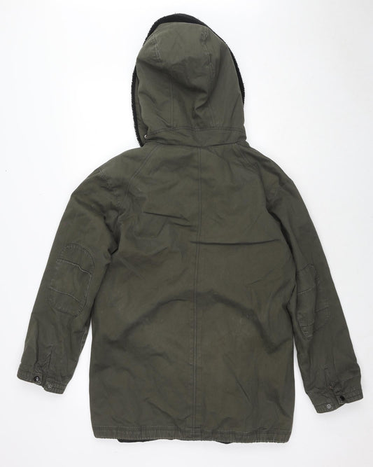 Pull&Bear Womens Green Jacket Size M Zip