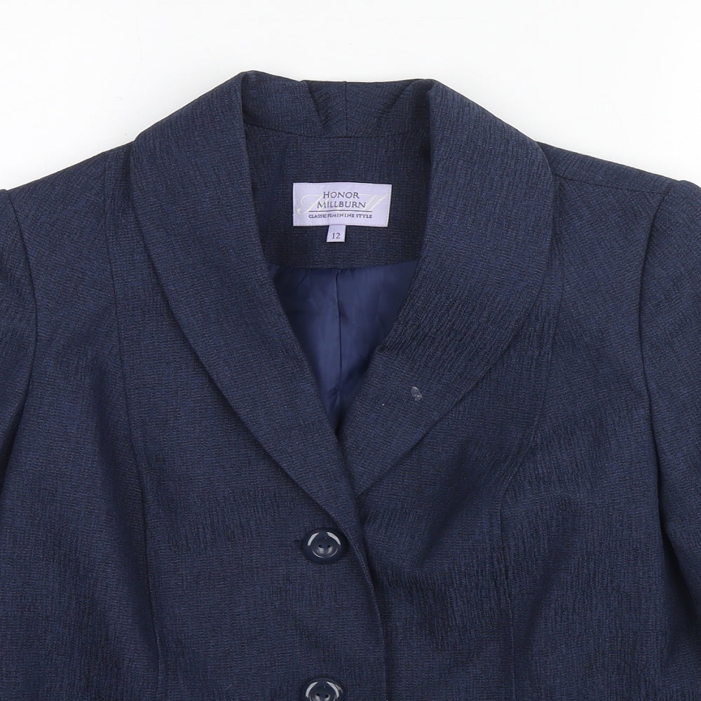 Womens UK Size 12 EWM Blue Jacket
