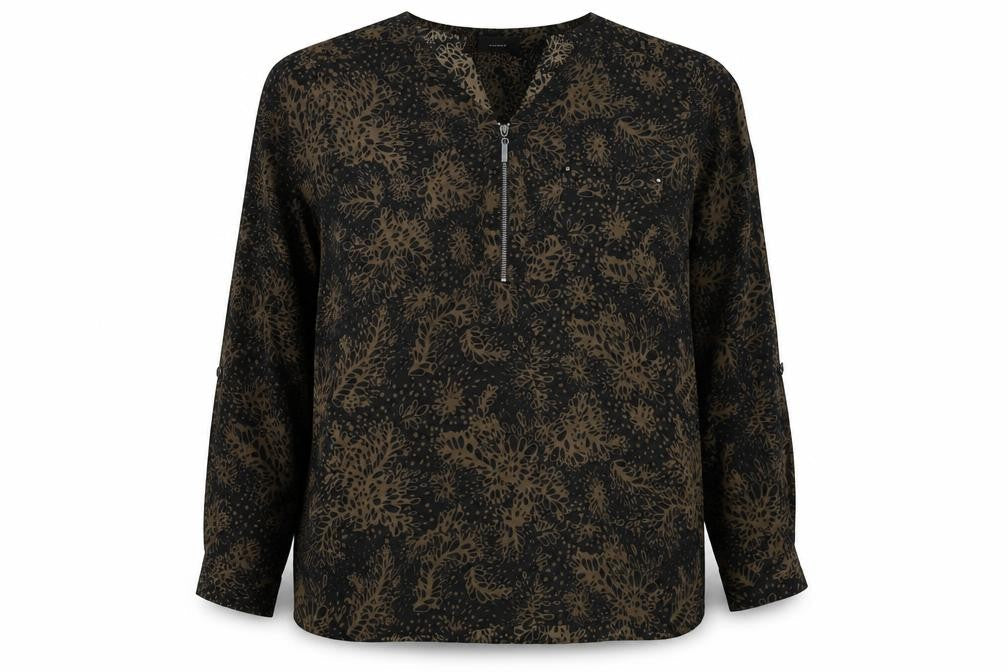 Womens UK Size One Size Yessica Black Basic Blouse