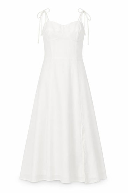 NLW Womens White Polyester Fit & Flare Size S Sweetheart Zip