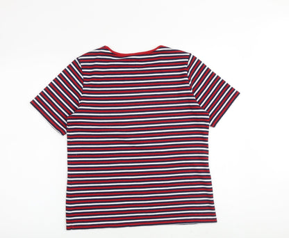 Womens UK Size M Alia Multicoloured Basic T-Shirt