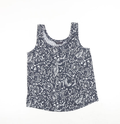 Womens UK Size 10 Marks and Spencer Grey Basic Tank