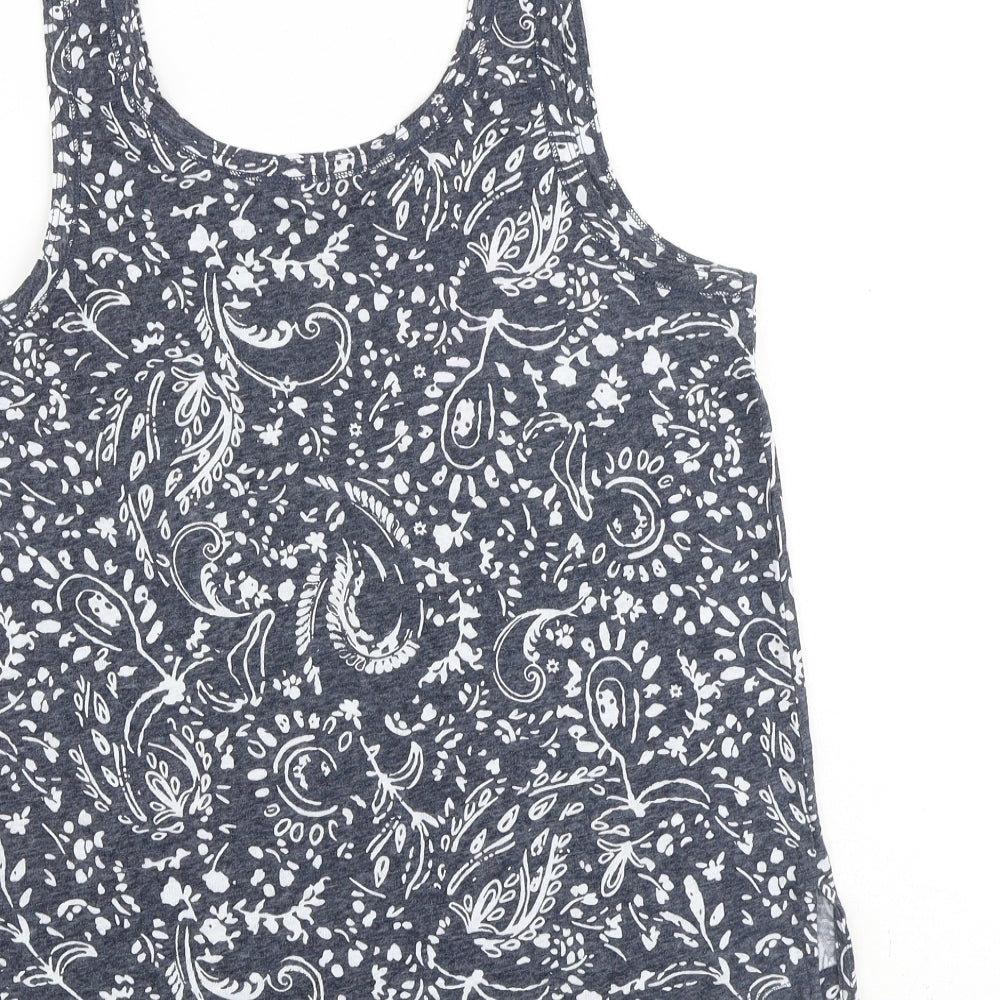 Womens UK Size 10 Marks and Spencer Grey Basic Tank
