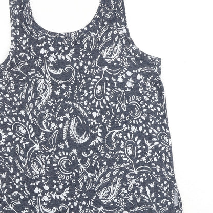 Womens UK Size 10 Marks and Spencer Grey Basic Tank