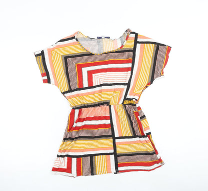 Womens UK Size 12 Store Twenty One Multicoloured Basic Blouse
