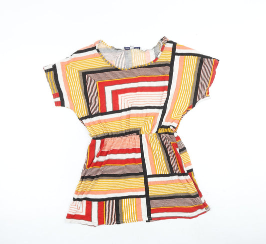 Womens UK Size 12 Store Twenty One Multicoloured Basic Blouse
