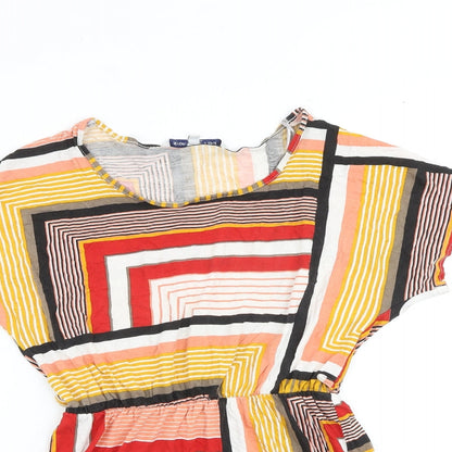 Womens UK Size 12 Store Twenty One Multicoloured Basic Blouse