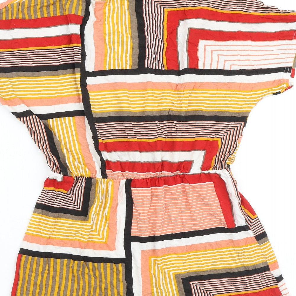 Womens UK Size 12 Store Twenty One Multicoloured Basic Blouse