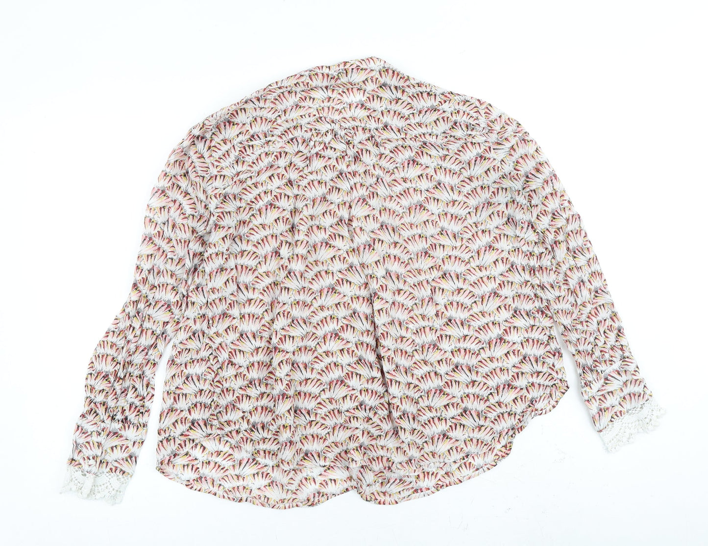 Womens UK Size 14 NEXT Multicoloured Basic Blouse
