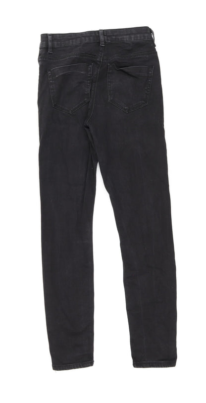 ASOS Womens Black Cotton Skinny Jeans Size 26 in L32 in Regular Zip