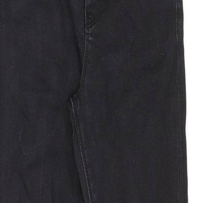 ASOS Womens Black Cotton Skinny Jeans Size 26 in L32 in Regular Zip