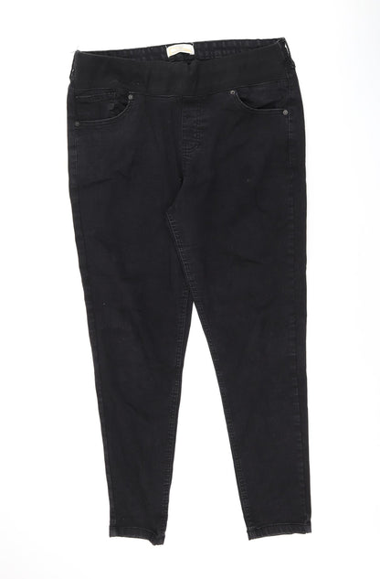 Do Not Think Twice Womens Black Cotton Jegging Jeans Size 35 in L27 in Regular