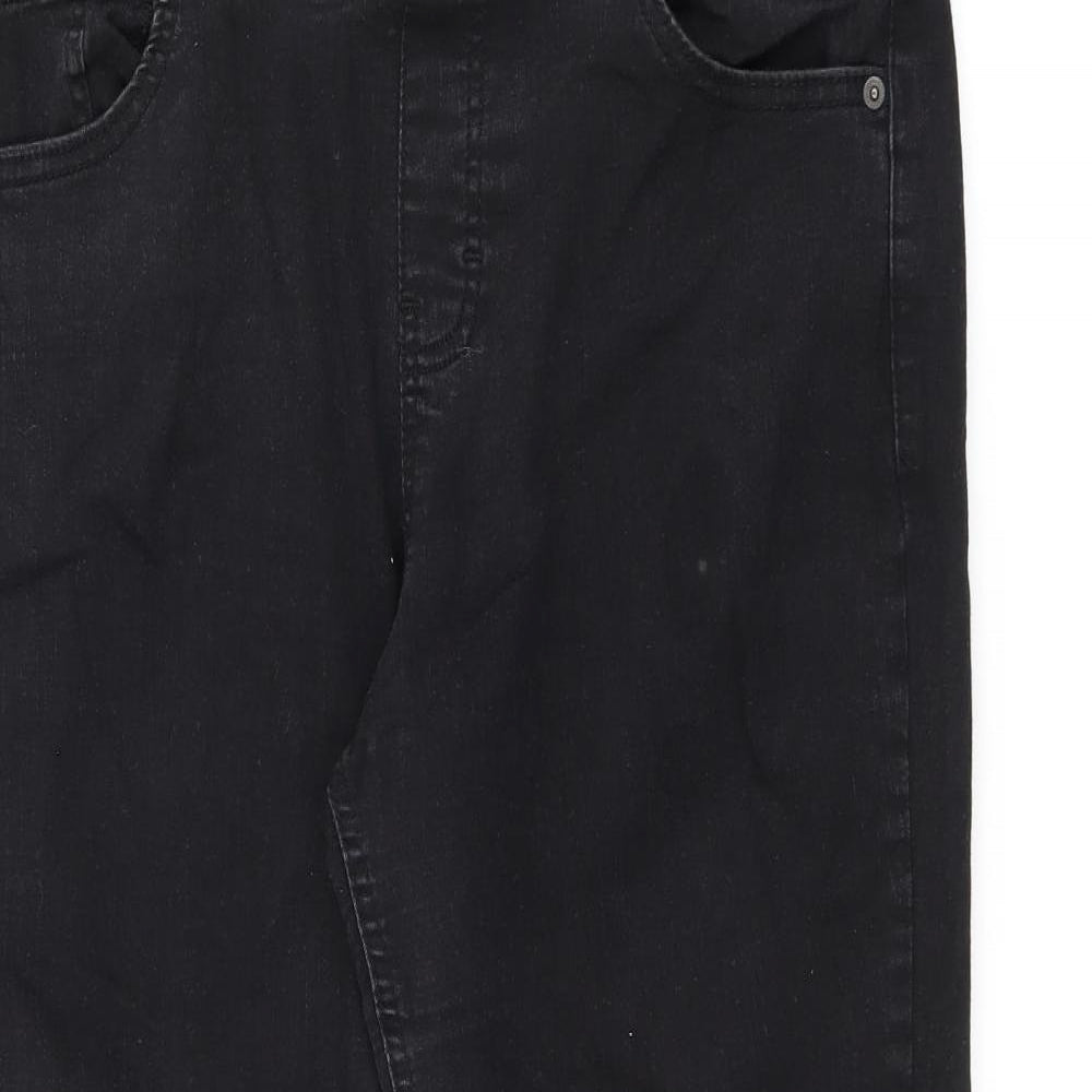 Do Not Think Twice Womens Black Cotton Jegging Jeans Size 35 in L27 in Regular