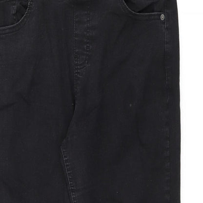 Do Not Think Twice Womens Black Cotton Jegging Jeans Size 35 in L27 in Regular