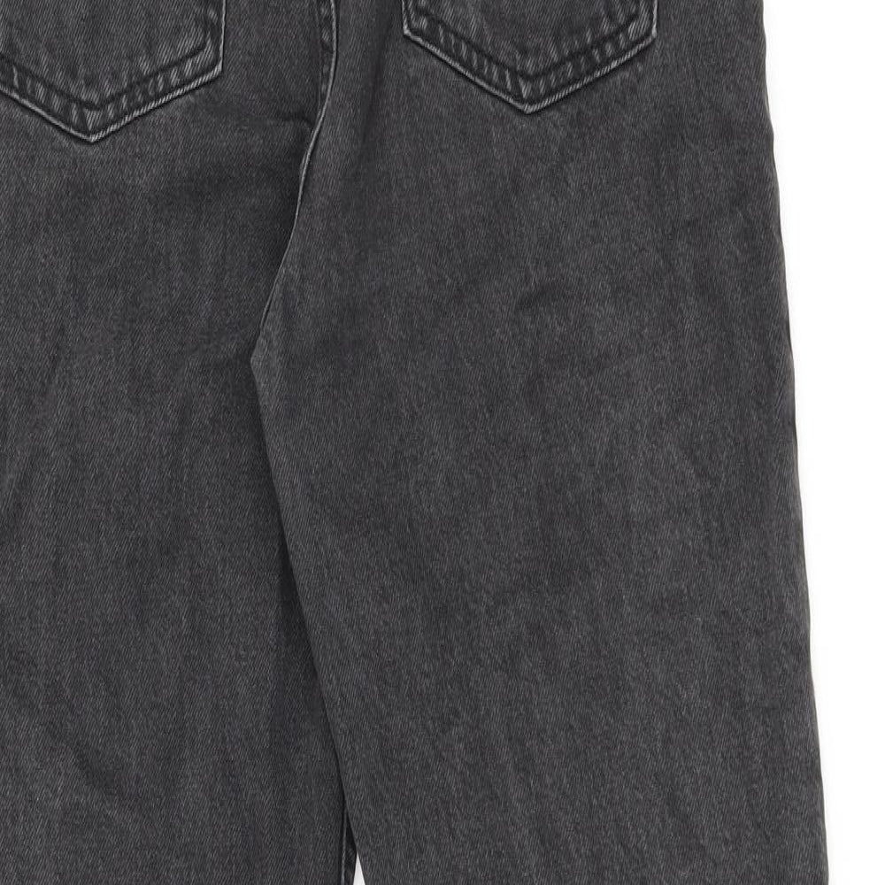 Zara Womens Black Cotton Skinny Jeans Size 10 L27 in Regular Zip