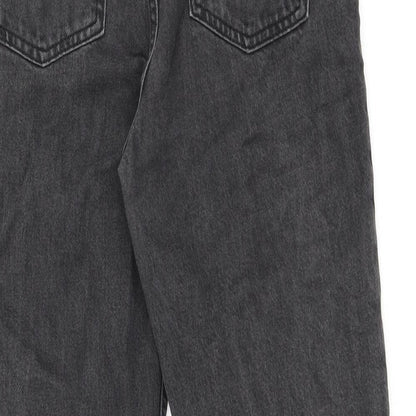 Zara Womens Black Cotton Skinny Jeans Size 10 L27 in Regular Zip