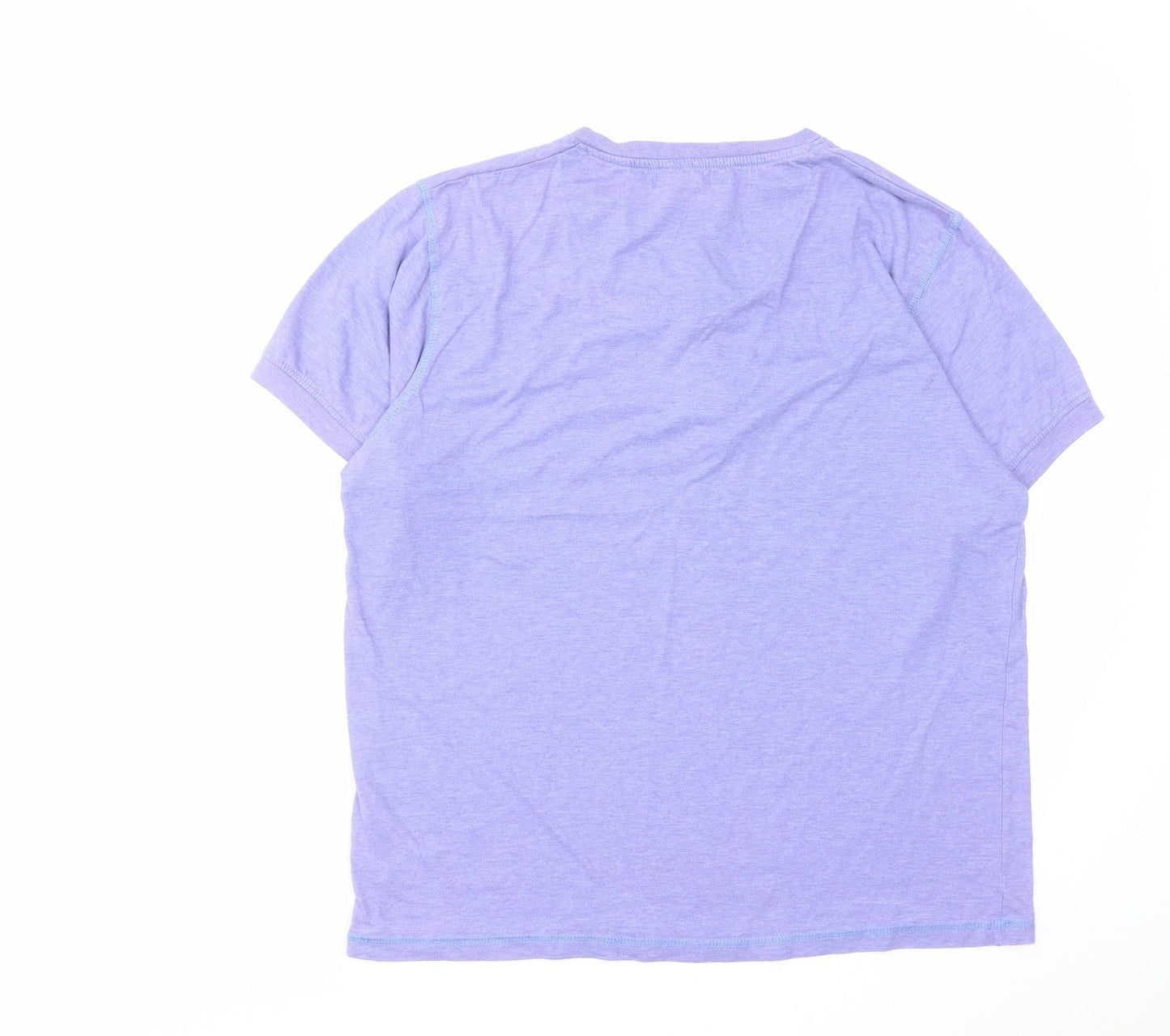Mens UK Size L Brave Soul Purple  T-Shirt