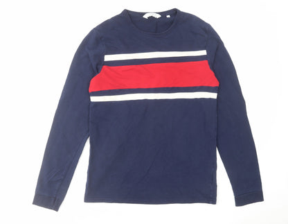 Mens UK Size S NEXT Blue Pullover Sweatshirt