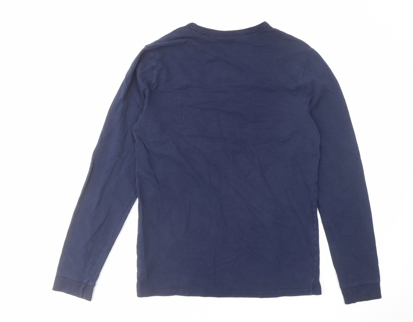 Mens UK Size S NEXT Blue Pullover Sweatshirt
