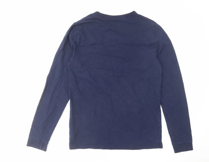 Mens UK Size S NEXT Blue Pullover Sweatshirt