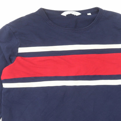 Mens UK Size S NEXT Blue Pullover Sweatshirt