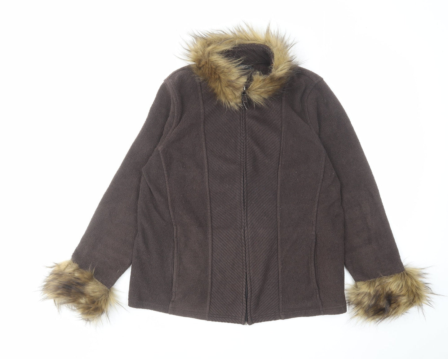 Womens UK Size L Bonmarché Brown Jacket